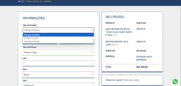 Opções de entrega customizadas gallery
